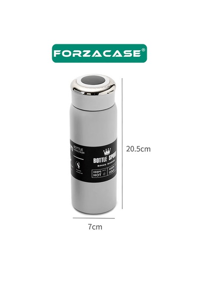 Paslanmaz Çelik Dijital Termometreli 500 Ml Termos - Fc939
