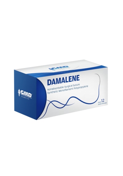 Gmd Damelene Emilmeyen Dikiş Polypropylene Monofilament 4.0 Tersine Keskin 12'li