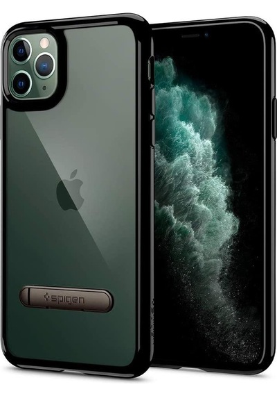 Spigen Apple Uyumlu iPhone 11 Pro İle Kılıf Ultra Hybrid S Jet Black