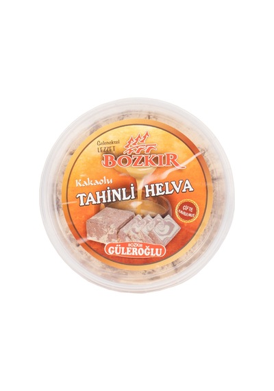 Güleroğlu Kakaolu Tahinli Helva Plastik Kutu Net 450 Gr