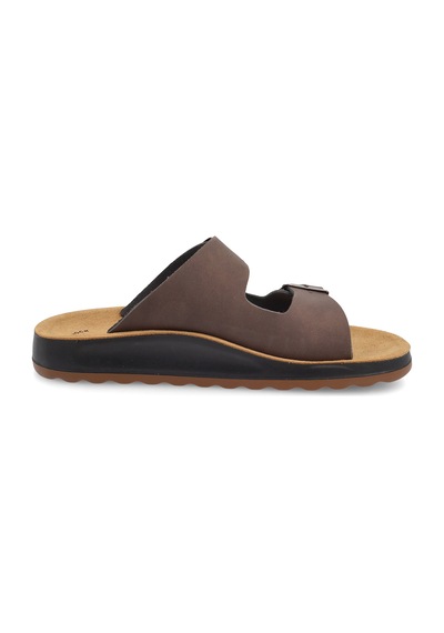 Terlik Erkek 78 171 4c Fly Flot Synthetıc Slipper Dark Brown Dark Brown Koyu Kahverengi