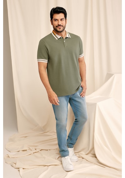 AC&Co / Altınyıldız Classics Ekstra Slim Fit Dar Kesim Pamuklu Riss Erkek Jean Kot Pantolon - Petrol Mavisi
