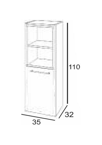 Denko Piramit 35 Cm Mdf Hazar Banyo Boy Dolabı Ahşap Denko Piramit 35 Cm Mdf Hazar Banyo Boy Dolabı Ahşap