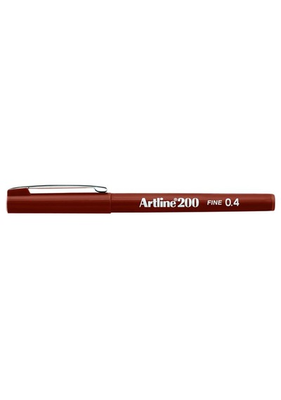 200 Fineliner 0.4 MM İnce Uçlu Yazı ve Çizim Kalemi Turuncu