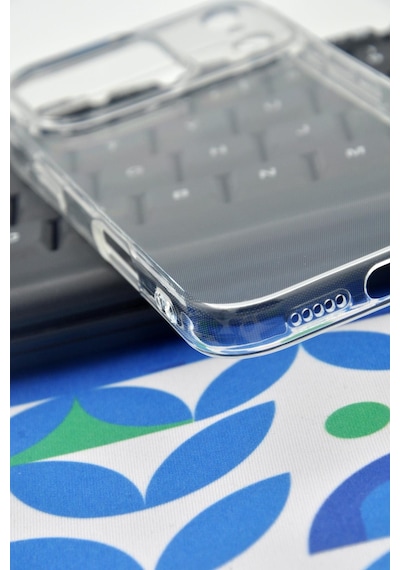 Apple Uyumlu iPhone 17 Pro Kredi Şeffaf Düz Kılıf Kamera Korumalı Şeffaf