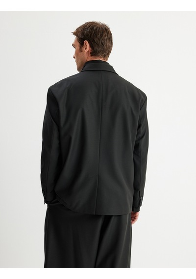 Koton Blazer Ceket Kruvaze Yaka Düğmeli Kapaklı Cep Detaylı Viskon Karışımlı Siyah 5wam50028hw Siyah Koton Blazer Ceket Kruvaze Yaka Düğmeli Kapaklı Cep Detaylı Viskon Karışımlı Siyah 5wam50028hw Siyah