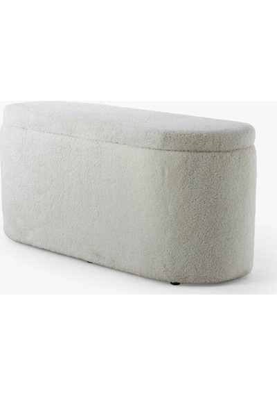 Teddy Sandıklı Bench krem