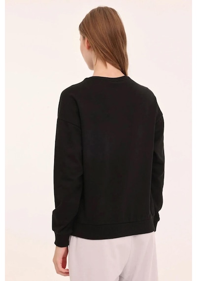 Kinetix Wb C Neck 16sn82 4pr Siyah Kadın Sweatshirt 101783956 Siyah