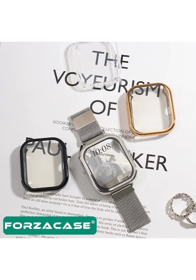 Forzacase Xiaomi Redmi Watch 6 İle Uyumlu Önü Kapalı Ekran Korumalı Silikon Kılıf - Fc010