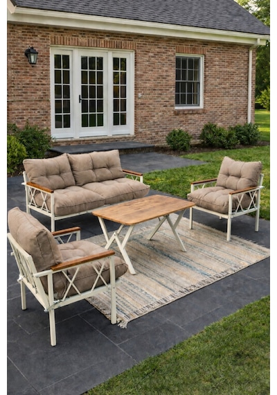 Ard & Garden Miray Krem 211 Masalı Antrasit Fermuarlı Düğmeli Bahçe Oturma Grubu Balkon Oturma Takımı Salon Teras Kahverengi Ard & Garden Miray Krem 211 Masalı Antrasit Fermuarlı Düğmeli Bahçe Oturma Grubu Balkon Oturma Takımı Salon Teras Kahverengi
