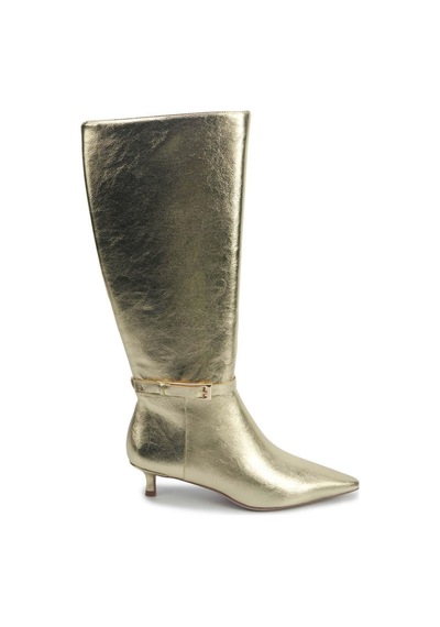 Nine West Shonda 5pr Altın Kadın Topuklu Çizme 000000000102012419 Altın
