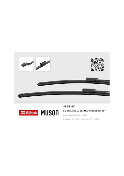 Silecek Süpürgesi Muz Tipi Citroen Berlingo 04/08-fiat Egea 10/15-opel Adam 09/12-peugeot Semeglbl - 7 Partner 04