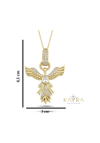 Anka Kuşu Altın Kolye Ak458