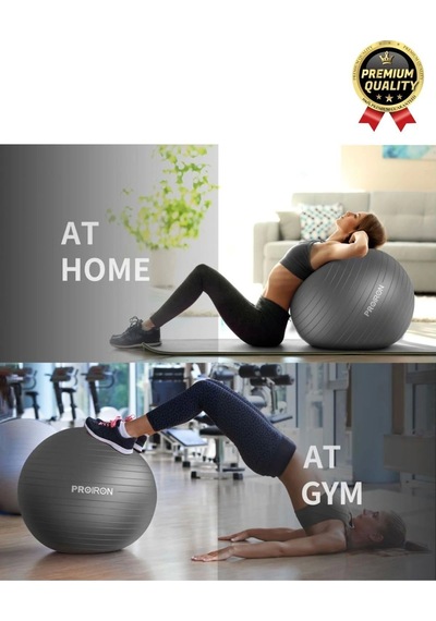 Premium Mini Gymball 20cm Jimnastik Denge Fitness Spor Şişirme Pompası Pembe Pilates Topu