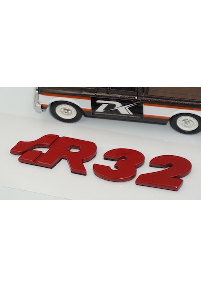 Dk Tuning Volkswagen Golf Polo Kırmızı R32 Mk4 Mk5 Bagaj Yazı Arma Arka Bagaj Arması