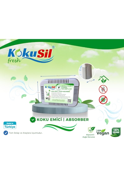 Kokusil Buzdolabı Koku Giderici Ve Ayakkabı Dolabı Koku Giderici 2li Paket