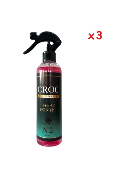 Croc Oda Kokusu No:2 Bahar Esintisi 3 X 400ml Sprey Şişe