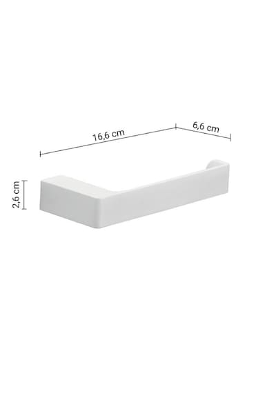 Pirenei Tuvalet Kağıtlık, Açık - Mat Beyaz