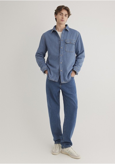 Mavi Jeremy Mid Blue Sherpa Classic Denim Çok Renkli