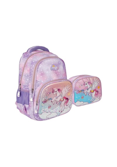 Kız Çocuk Kabartmalı Figürlü ve Pullu 3'lü Takım Rlx1370-unicorn
