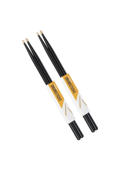 Wagon Drumsticks Hickory 5a Baget - Siyah 2 Çift