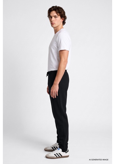 Lee Regular Fit Ribanalı Paça Erkek Eşofman Altı L2520371001 Siyah