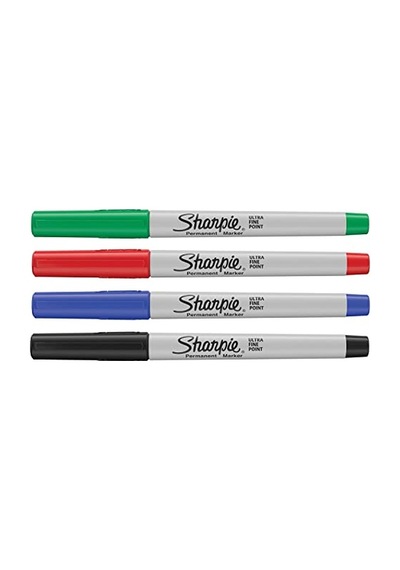 Sharpie Ultra Fine, Süper İnce Uç, Karışık 4'lü Paket 103 Ivory