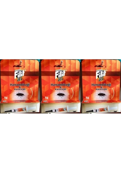 Filit Hamam Böceği ve Karınca Jeli 3 x 5 G
