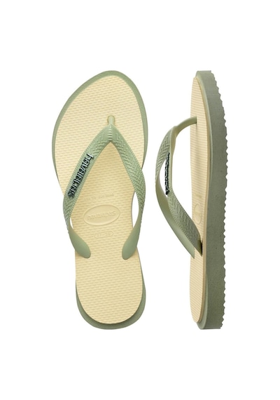 Havaianas Krem - Yeşil Kadın Plaj Terliği Top Poınt Fusıon-14559