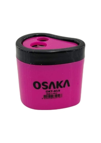Osaka Pembe Çift Hazneli Damla Şekilli Kalemtraş