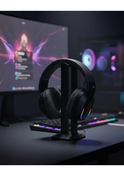 Kablosuz Oyuncu Kulaklığı Rgb Aydınlatmalı Bluetooth Mikrofonlu Gaming Headset