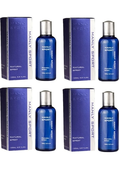 Manly Sport Erkek Parfüm EDC 125 ML x 4