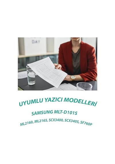 Ml2160 Ml2165 Mlt-d101s Scx3400 Scx3405 1500 Sayfa Verimli New Fırmware Güncel Çip Muadil Toner Siyah