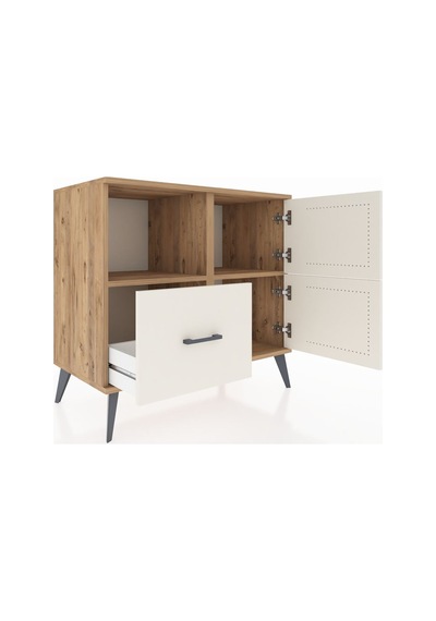 Hyperion Şifonyer 2 Raflı Tek Çekmeceli 2 Kapaklı 88x44x80 Çam-aytaşı Aytaşı Hyperion Şifonyer 2 Raflı Tek Çekmeceli 2 Kapaklı 88x44x80 Çam-aytaşı Aytaşı