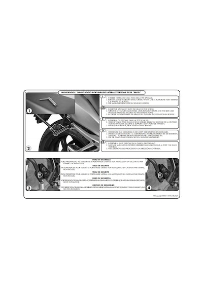 Givi Plxr5100 Bmw R 1200R 11-14 Yan Çanta Taşıyıcı