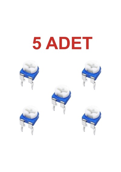 5 Adet 10k Trimpot - Wh06 Pcb Tip Rodevino