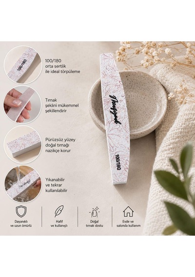 Minifiyonk Süngerli Oval Tırnak Törpüsü 100 180 1 Adet