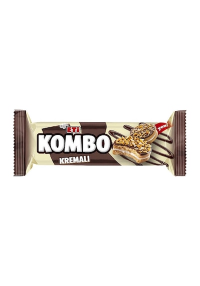 Eti Kombo Kremalı Bisküvi 96 Gr 18 Adet