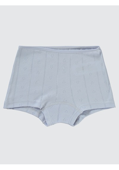 Civil Girls Kız Çocuk 2'li Boxer Set 2-10 Yaş Beyaz - Lila