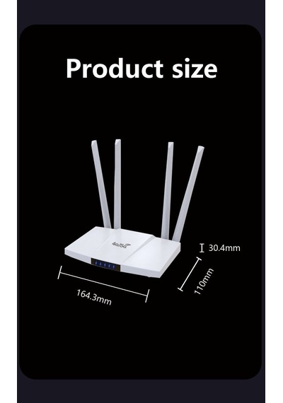 Sım Kartlı 4g Lte Taşınabilir Wi-fi Router 300 Mbps, 4000 Mah Batarya-1764