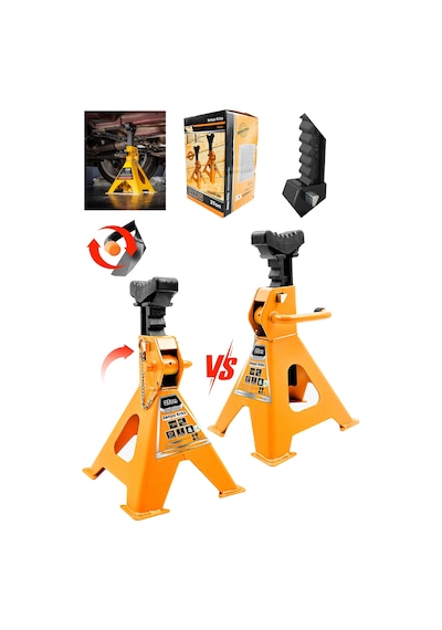 Stilmax 2 Ton Sehpa Kriko Standı X2 Adet Araba Kriko Standı
