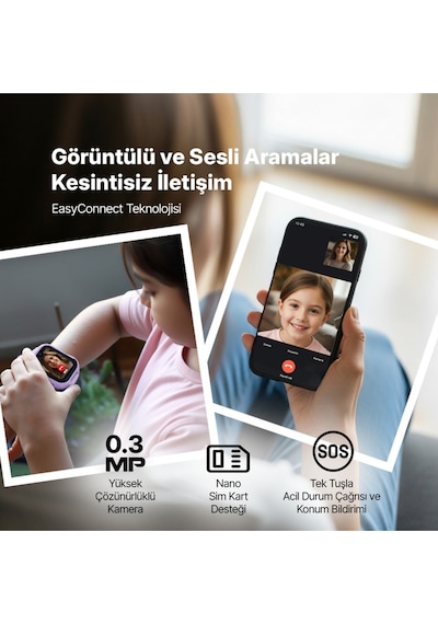 Ttec 2KSW01 Kidi Lite GPS 4G Sim Kartlı Akıllı Çocuk Saati