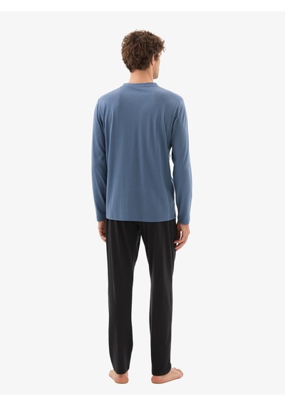 Erkek Pijama Takımı 40782 - Mavi Mavi