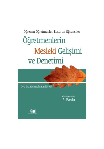 Öğretmenlerin Mesleki Gelişimi Ve Denetimi