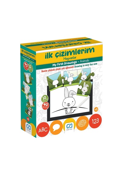 Mey İthalat Games İlk Çizimlerim Hayvanlar 40 Parça 5205