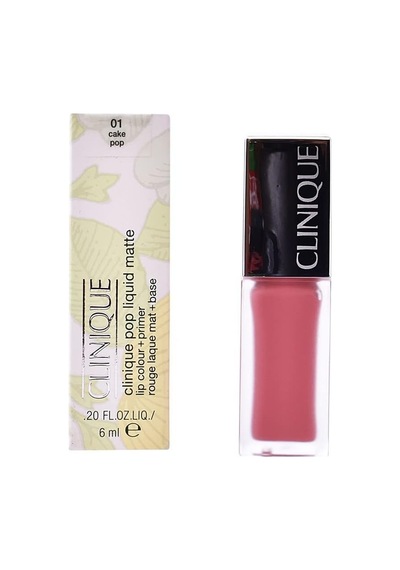Clinique Pop Liquid Matte Lip Colour 01 Cake Pop Ruj 1 Paket 1 X 6 Ml Çok Renkli