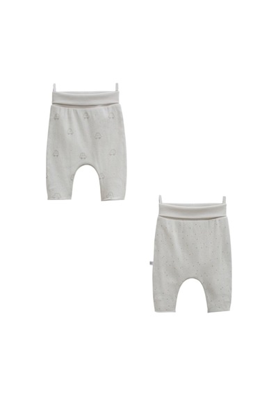 Caramell 2'li Patiksiz Pantolon 2228 Gri