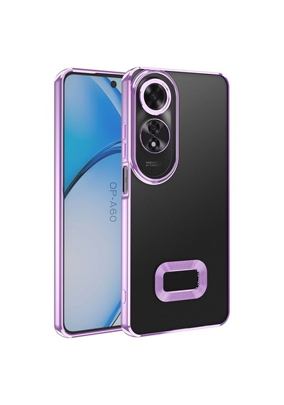 Oppo A60 Kılıf Kamera Lens Korumalı Logo Gösteren İnce Hafif Pazarplus Siyah