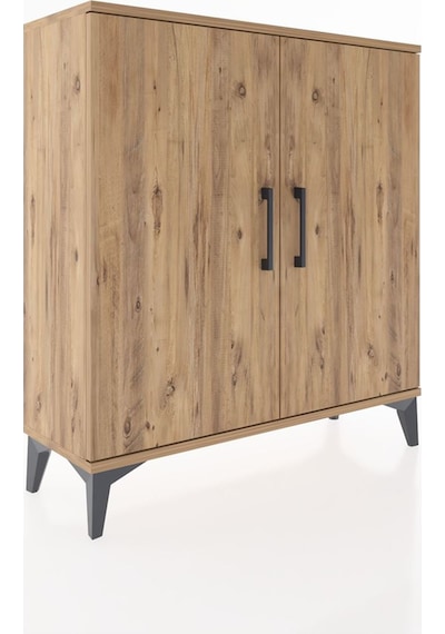 Arges Şifonyer 2 Kapaklı 88x30x96 Çam-çam Çam
