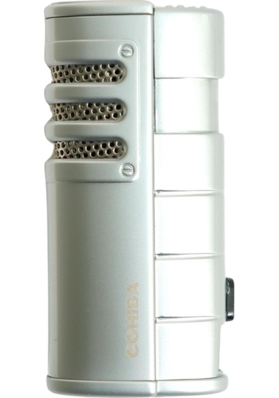 Cohiba 3 Torch Pürmüz Delicili Gümüş Puro Çakmağı - Tr9588